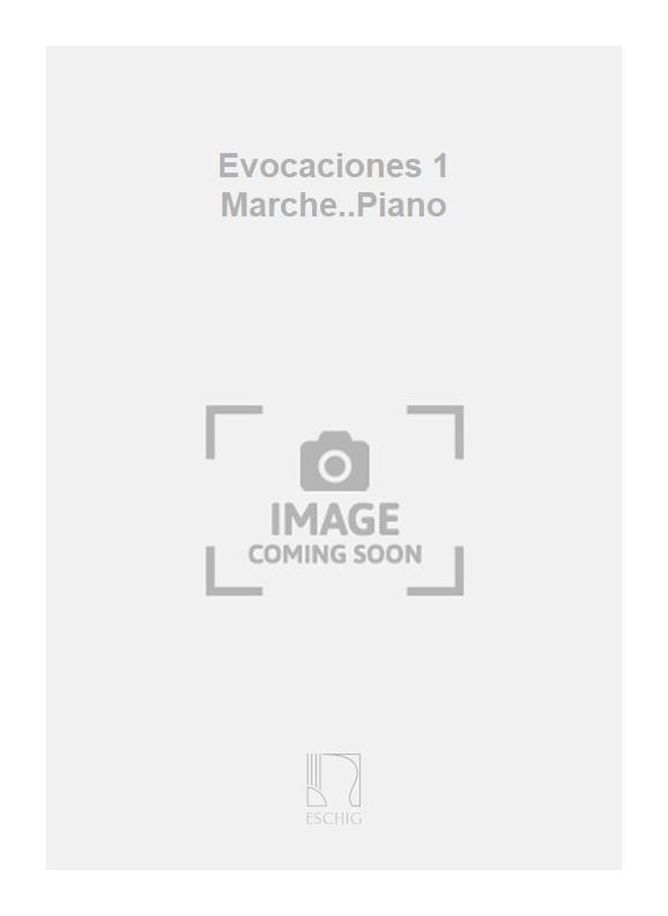 Sobral Evocaciones 1 Marche..Piano
